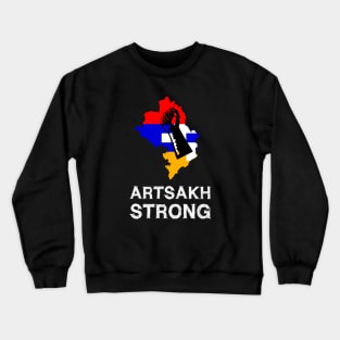 Artsakh Strong - Artsakh is Armenia - Armenian Flag Crewneck Sweatshirt